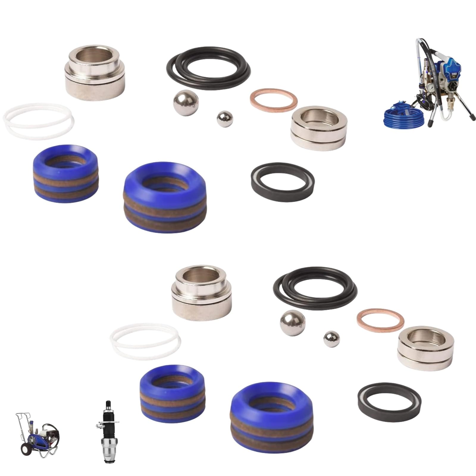 244194 Pump Repair Packing kit Kit for Graco Airless Paint Sprayer